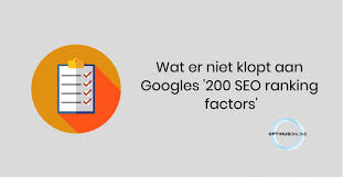 seo factoren