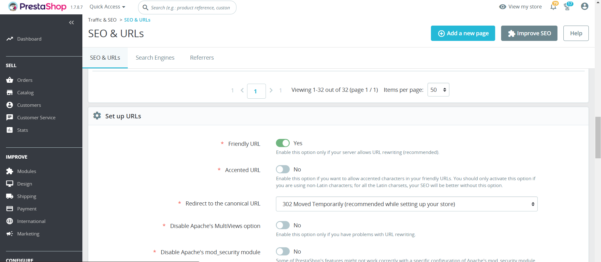 advanced seo friendly urls