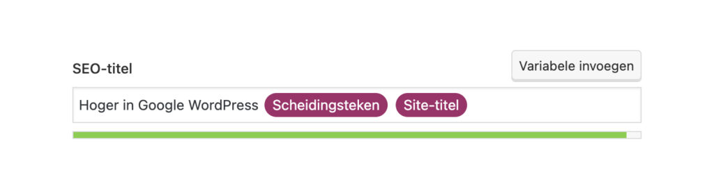 wordpress seo google