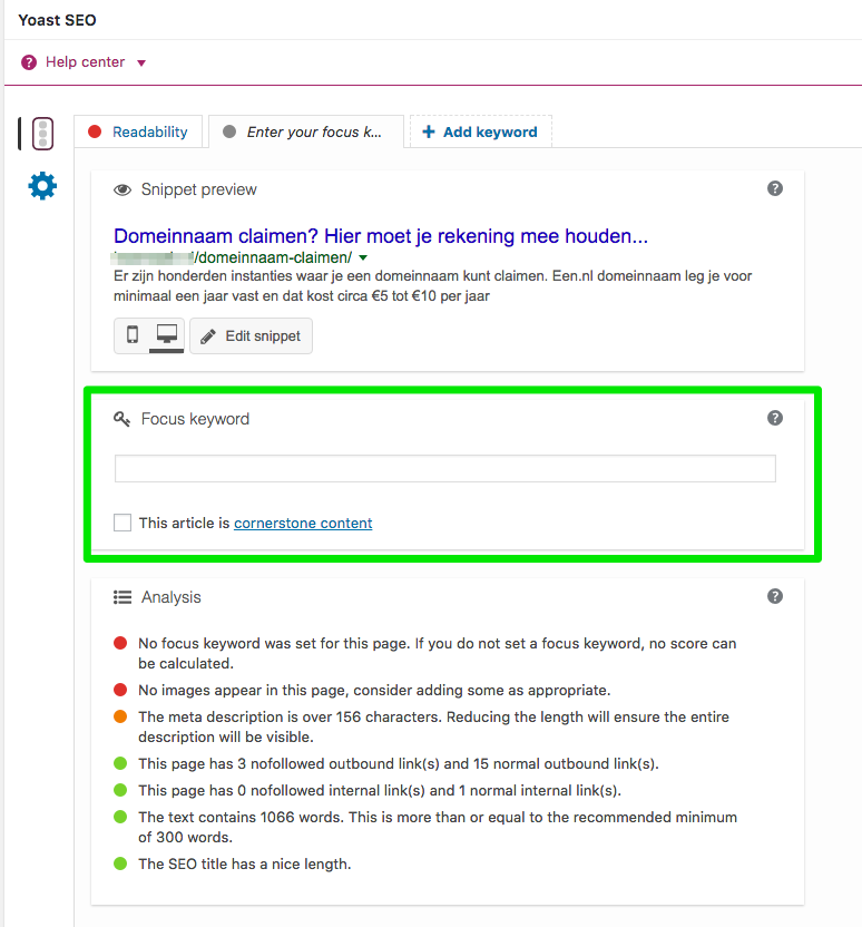 wordpress elementor yoast seo